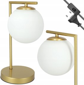 LED-es íróasztali éjjeli lámpa Hálószobába Olvasó G9 Bekapcsoló Gömb