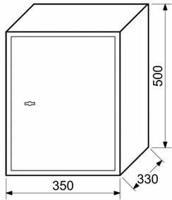 Acélszéf mechanikus zárral RS.50.K