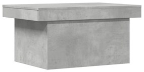 Betonszürke szerelt fa dohányzóasztal 80 x 55 x 40 cm