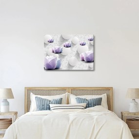 Kép virággal (70x50 cm)