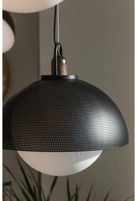 Klausen 111034 - Csillár zsinóron GRAVEN 1xE27/11W/230V fekete