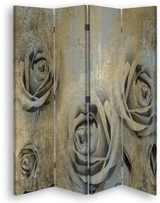 Gario Paraván Vintage rózsák Méret: 145 x 170 cm, Kivitelezés: Klasszikus paraván