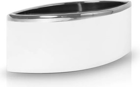 Virágtartó fedél fehér-ezüst Moon csónak titanic