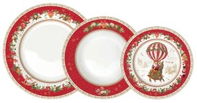 18 részes karácsonyi porcelán étkészlet Christmas Memories