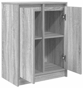 komód Szürke Sonoma 57x34x76 cm Gépi úton előállított fa