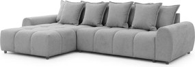 Szürke sarokkanapé (bal oldali-heverő résszel) Albane – Ropez
