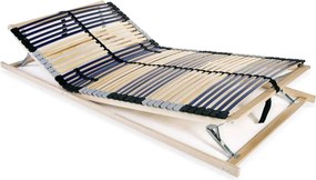 vidaXL 7 zónás 42 léces ágyrács 100 x 200 cm
