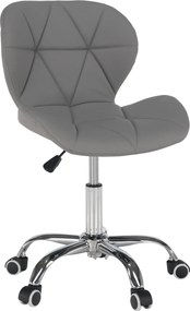 Irodai fotel, szürke/króm, ARGUS NEW