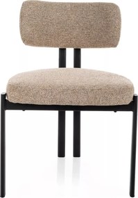 Misaki étkezőszék bézs/fekete
