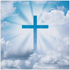Poszterek 100x100 Kereszt Jézus Mennyország