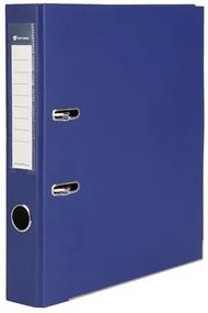 Iratrendező, 50 mm, A4, PP/karton, élvédő sínnel, VICTORIA OFFICE, Basic, tengerészkék (IDI50TK)