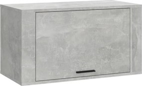 vidaXL betonszürke szerelt fa fali cipőszekrény 70 x 35 x 38 cm