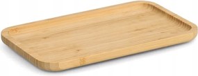 Tálaló tálca, bambusz, 27x16x1,5 cm