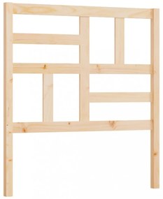 tömör fenyőfa ágyfejtámla 106x4x104 cm