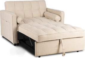 Dönthető, alvófunkciós fotel corra bézs, fotel