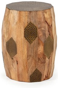 Mangófa kerek tárolóasztal ø 29 cm Fabia – MOME