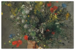 Kép - Auguste Renoir,  Flowers in a Vase, reprodukciók (90x60 cm)