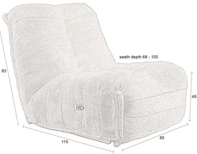 Barna állítható relaxációs fotel Hamilton – Dutchbone