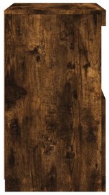 füstös tölgy színű tálalószekrény LED-ekkel 41 x 37 x 67 cm