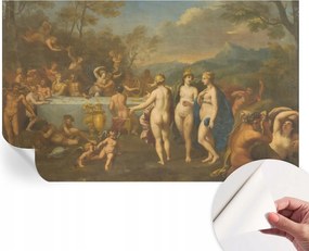 Dekoratív öntapadós fotótapéta irodába Antik lakoma 416x254 cm