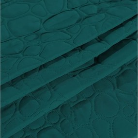 Türkiz ágytakaró STONE Méret: 200 x 220 cm