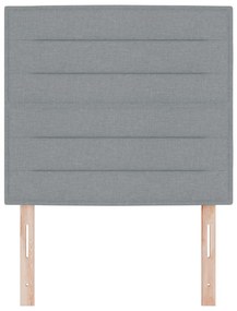 Fejtámla vonal design világosszürke 90 cm szövet
