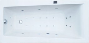 Hidromasszázs Kád Téglalap Alakú Hydro Air 160x75