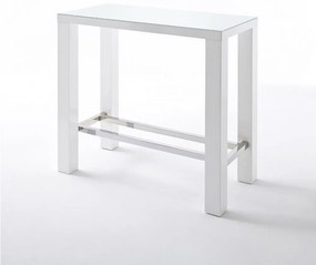 JAM Magasfényű Fehér Bárasztal 120cm
