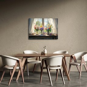 Kép - Csokor az ablaknál (70x50 cm)