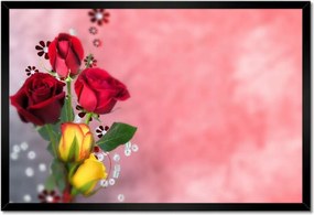 Poszterek keretben 60x40 Nőnap Ajándék Love