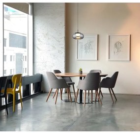 Globo 15744H - LED Csillár zsinóron QUINTARA LED/6W/230V fekete