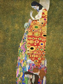Festmény reprodukció Hope (Female Nude) - Gustav Klimt, (30 x 40 cm)