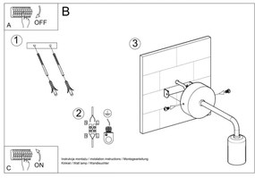 Fali lámpa DUOMO 1xE27/60W/230V fekete