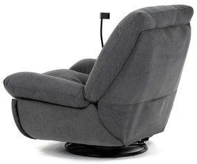 Elektromos vezérlésű szürke szövet dönthető fotel. TV-7089 GREY2
