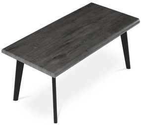 Dohányzóasztal 120×60 cm, MDF, Szürke Tölgy. CT-F4412 GREY