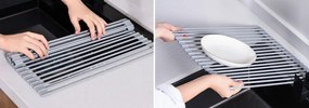Feltekerhető szárító csöpögtető mosogatóhoz 322108 Grey