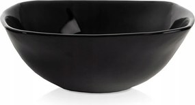 Leveses tál Müzli Nyersanyag Snack Salátatál Fekete 450 ml