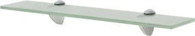 vidaXL Lebegő üvegpolc 50x20 cm 8 mm