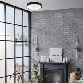 Mennyezeti lámpa JONAS 2xE27/60W/230V á. 36 cm fekete