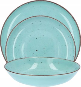 Tányér szett 6 személyes 18 db-os City Az óceán nyugalma Sétáló