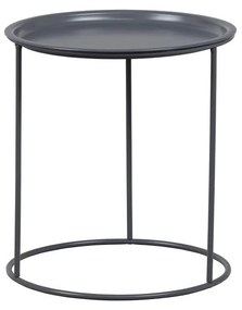 Ivar szürke tárolóasztal, ø 40 cm - WOOOD