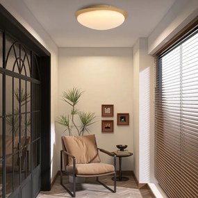 Brilagi - LED mennyezeti lámpa VISBY WOOD LED/18W/230V, Ø 38 cm, barna