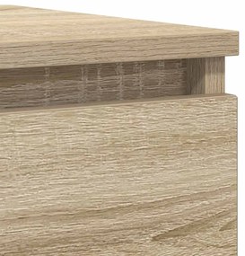 komód Sonoma tölgy 100x35x76 cm Gépelt fa
