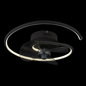 Globo Koren 03660 távirányítós mennyezeti ventilátoros lámpa, 30W LED, 2700K-6500K, 105-1660 lm
