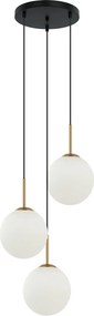 Italux modern függeszték deore antik bronz fehér itx5902854536573