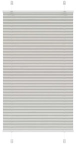 pliszírozott redőny világosszürke 80x100 cm szövetszélesség