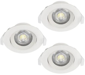 Eglo 32896 - KÉSZLET 3x beépíthető lámpa SARTIANO 1xLED/5W/230V