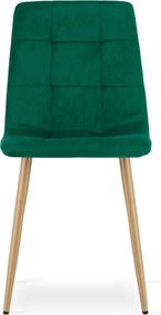Zöld bársony szék KARA