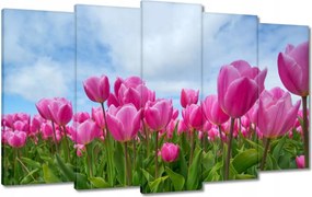 Vászonkép 100x60 Tulipánok Virágok