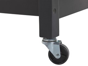 Divatos Fekete Zsúrkocsi HIUMA Beliani